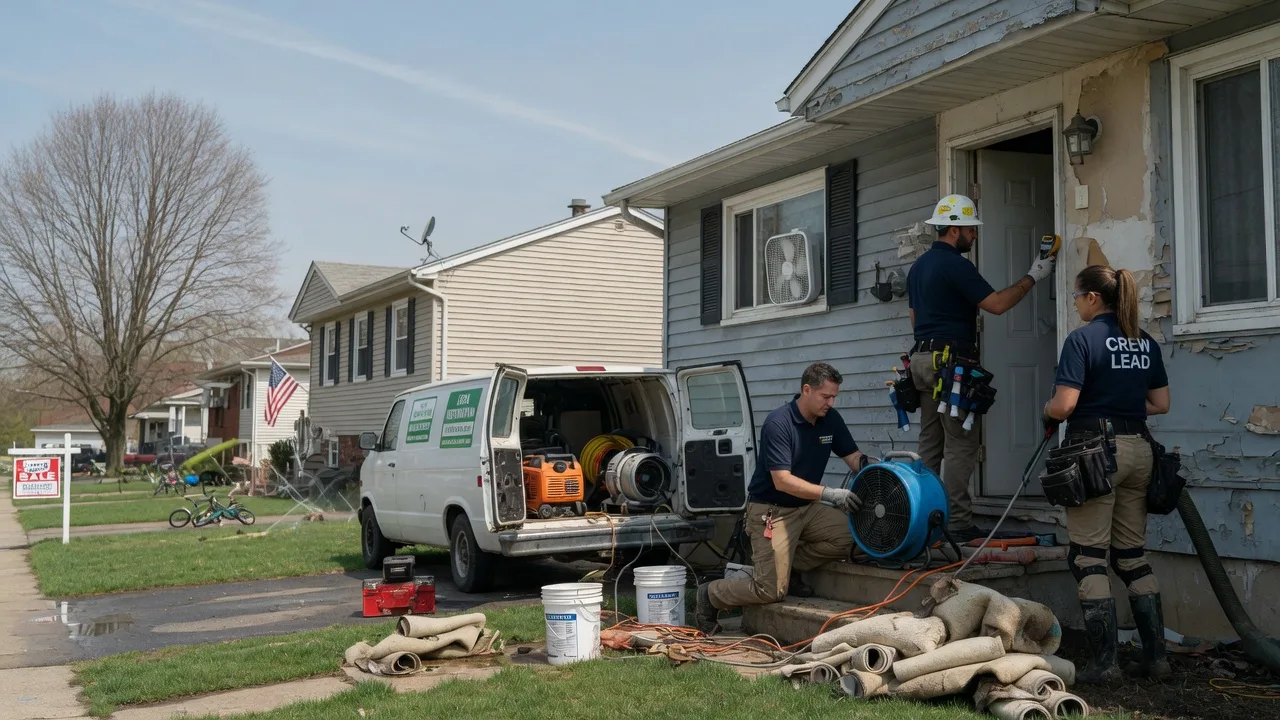 Flood Cleanup in Villa Park, IL near me